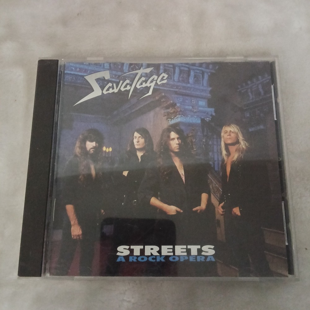 Savatage Streets A Rock Opera CD 1991 Atlantic Records 82320-2 Heavy Metal
